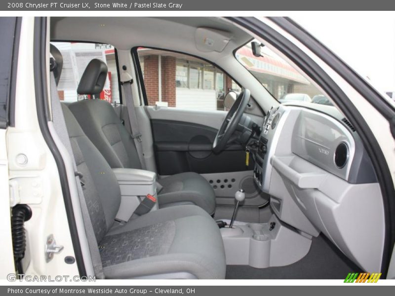 Stone White / Pastel Slate Gray 2008 Chrysler PT Cruiser LX