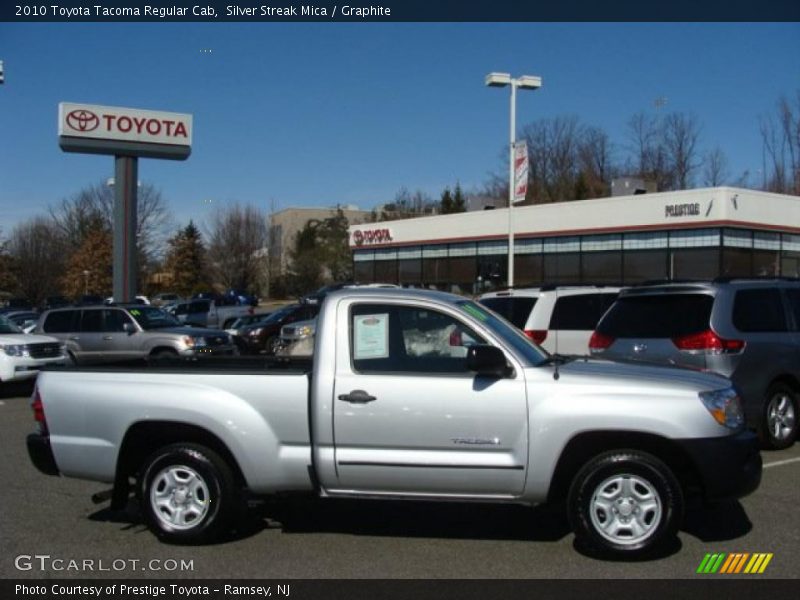 Silver Streak Mica / Graphite 2010 Toyota Tacoma Regular Cab