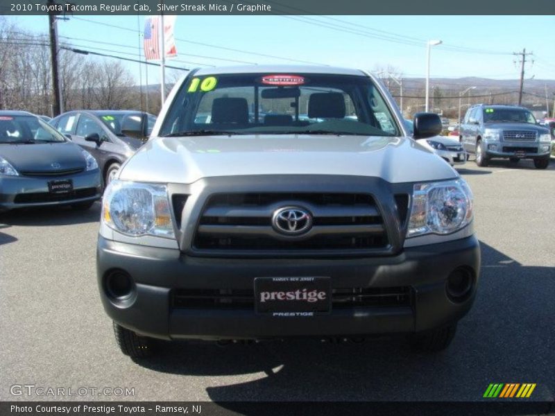 Silver Streak Mica / Graphite 2010 Toyota Tacoma Regular Cab