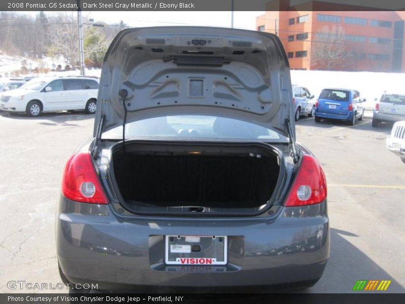 Dark Steel Gray Metallic / Ebony Black 2008 Pontiac G6 Sedan