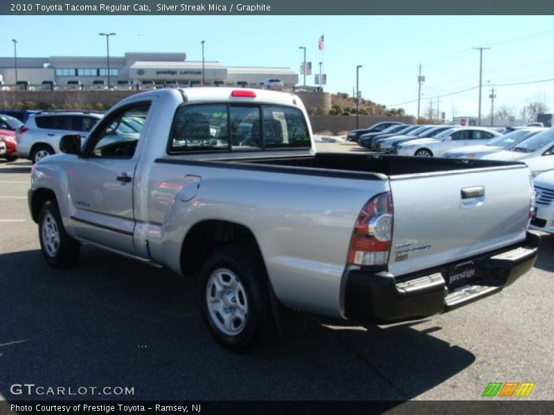 Silver Streak Mica / Graphite 2010 Toyota Tacoma Regular Cab