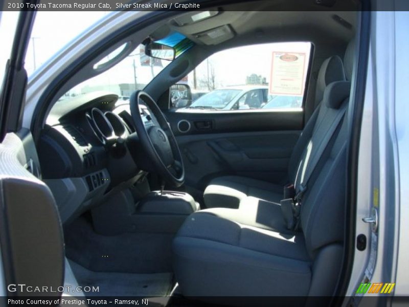 Silver Streak Mica / Graphite 2010 Toyota Tacoma Regular Cab