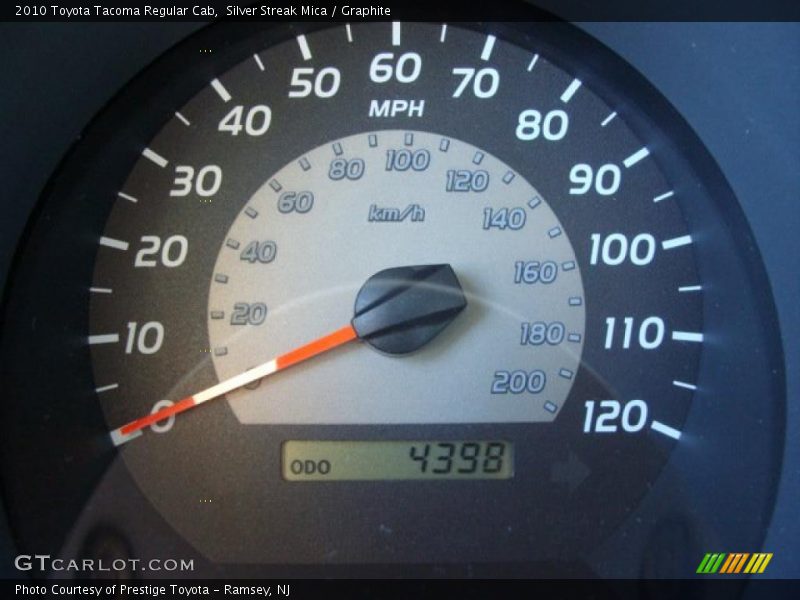 Silver Streak Mica / Graphite 2010 Toyota Tacoma Regular Cab