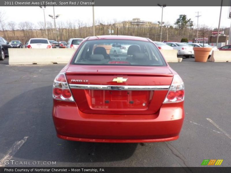 Sport Red / Charcoal 2011 Chevrolet Aveo LT Sedan