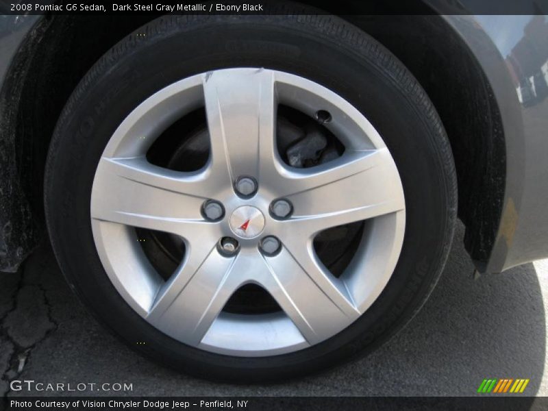 Dark Steel Gray Metallic / Ebony Black 2008 Pontiac G6 Sedan