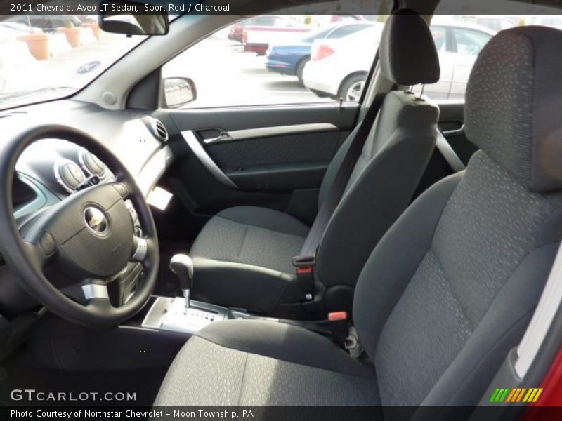  2011 Aveo LT Sedan Charcoal Interior