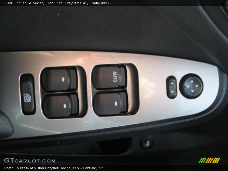 Dark Steel Gray Metallic / Ebony Black 2008 Pontiac G6 Sedan
