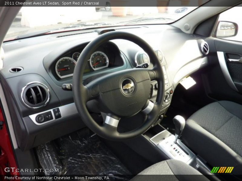 Sport Red / Charcoal 2011 Chevrolet Aveo LT Sedan