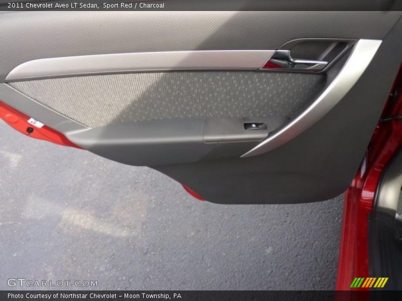 Sport Red / Charcoal 2011 Chevrolet Aveo LT Sedan