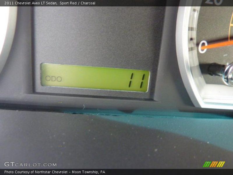 Sport Red / Charcoal 2011 Chevrolet Aveo LT Sedan