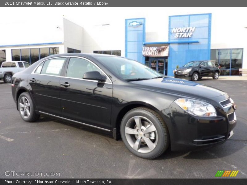 Black Granite Metallic / Ebony 2011 Chevrolet Malibu LT