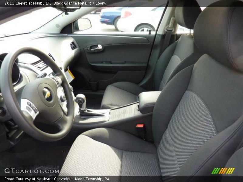 Black Granite Metallic / Ebony 2011 Chevrolet Malibu LT