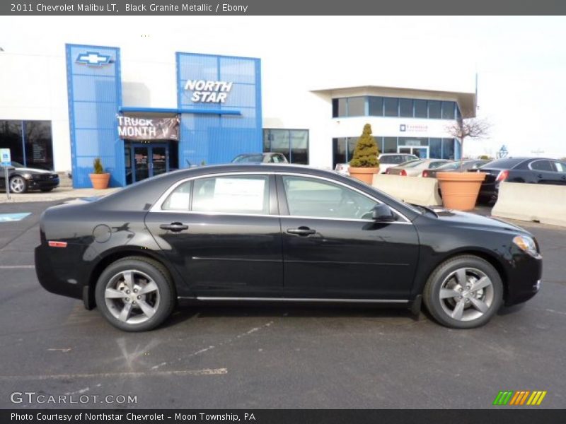 Black Granite Metallic / Ebony 2011 Chevrolet Malibu LT
