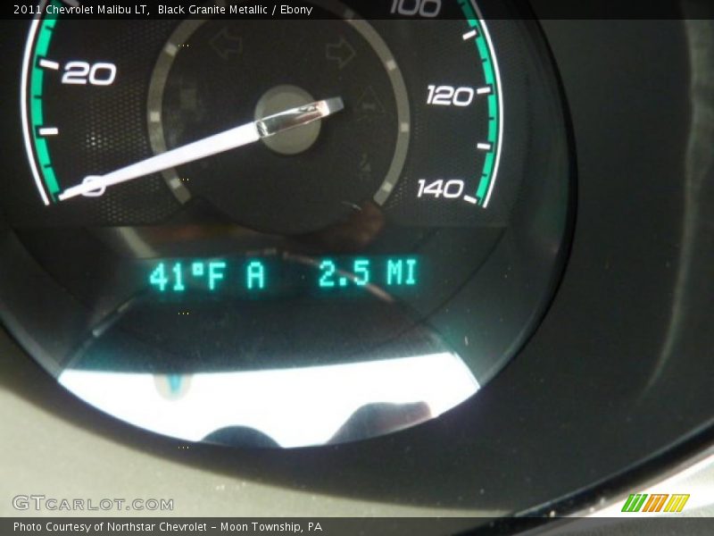 Black Granite Metallic / Ebony 2011 Chevrolet Malibu LT