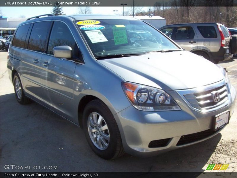 Silver Pearl Metallic / Gray 2009 Honda Odyssey EX-L