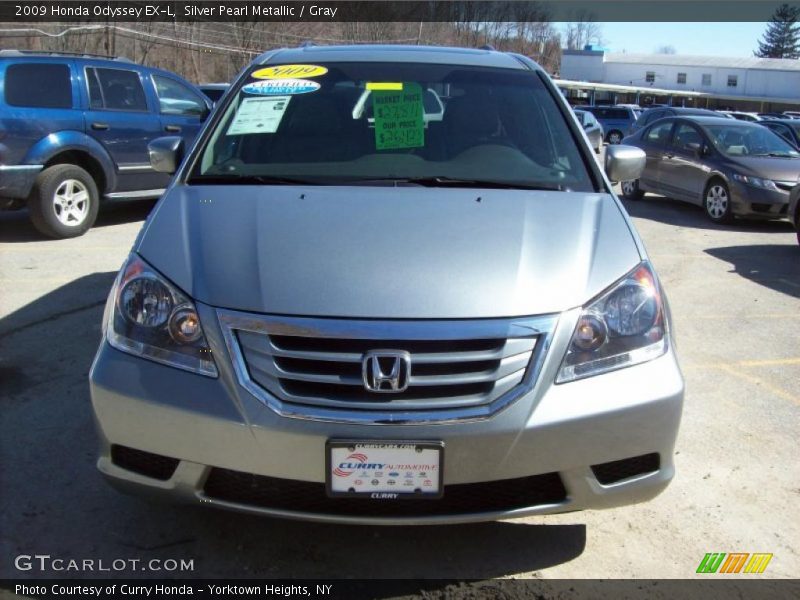 Silver Pearl Metallic / Gray 2009 Honda Odyssey EX-L