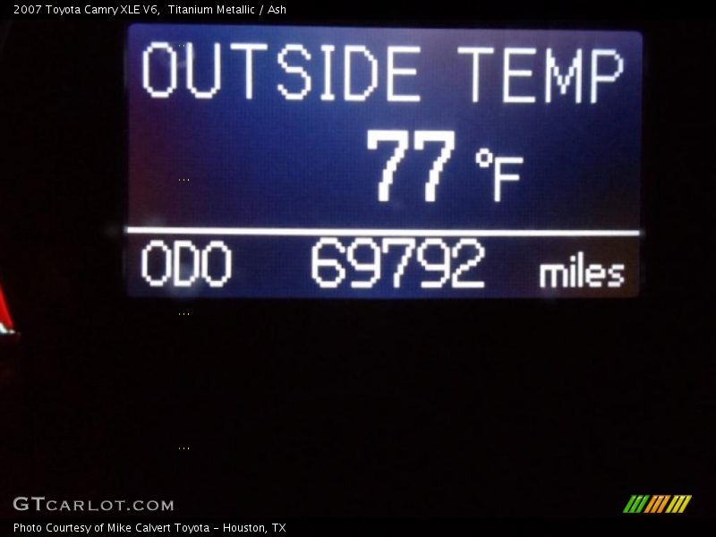 Titanium Metallic / Ash 2007 Toyota Camry XLE V6