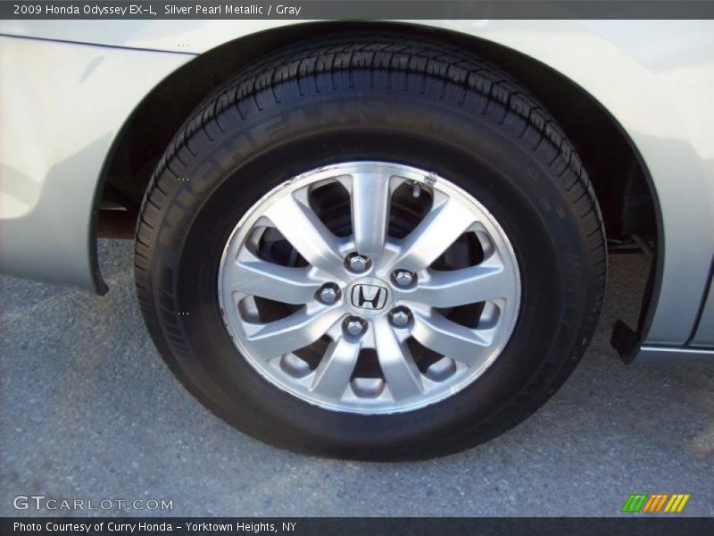 Silver Pearl Metallic / Gray 2009 Honda Odyssey EX-L