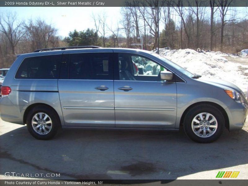 Silver Pearl Metallic / Gray 2009 Honda Odyssey EX-L