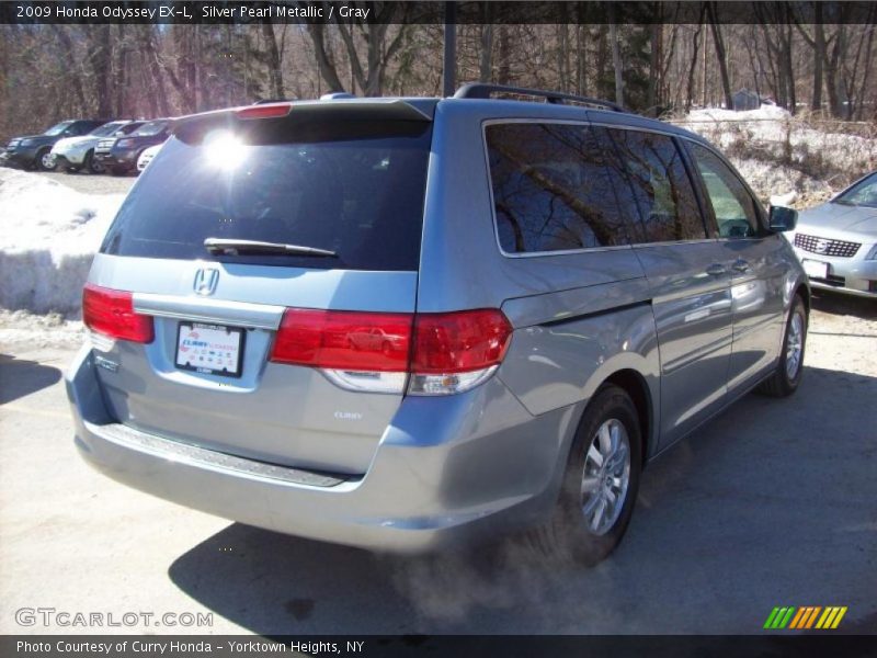 Silver Pearl Metallic / Gray 2009 Honda Odyssey EX-L