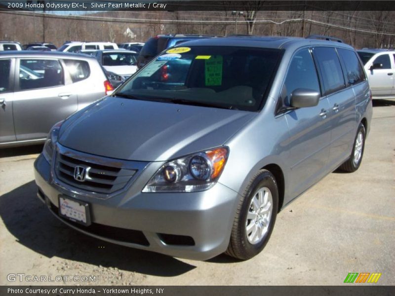 Silver Pearl Metallic / Gray 2009 Honda Odyssey EX-L