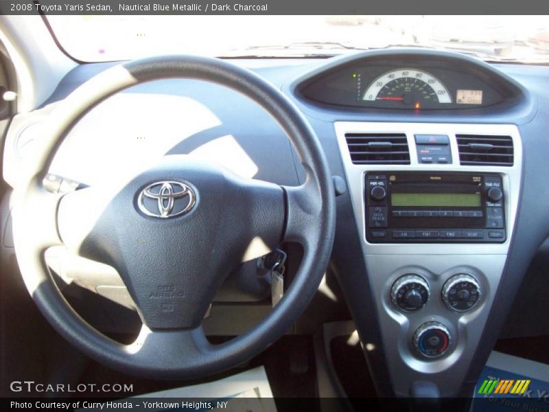Nautical Blue Metallic / Dark Charcoal 2008 Toyota Yaris Sedan