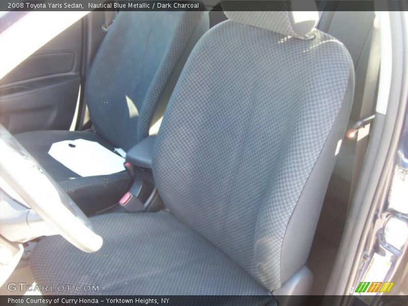 Nautical Blue Metallic / Dark Charcoal 2008 Toyota Yaris Sedan