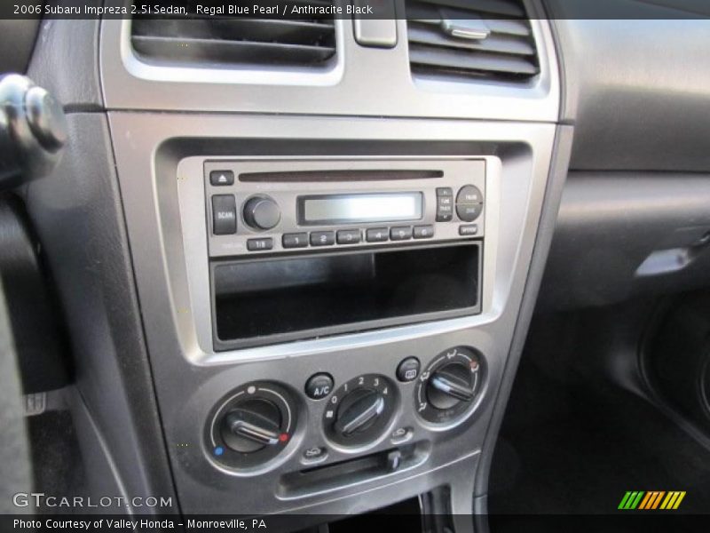 Regal Blue Pearl / Anthracite Black 2006 Subaru Impreza 2.5i Sedan