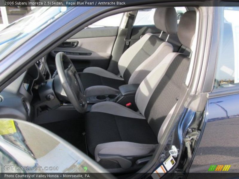 Regal Blue Pearl / Anthracite Black 2006 Subaru Impreza 2.5i Sedan