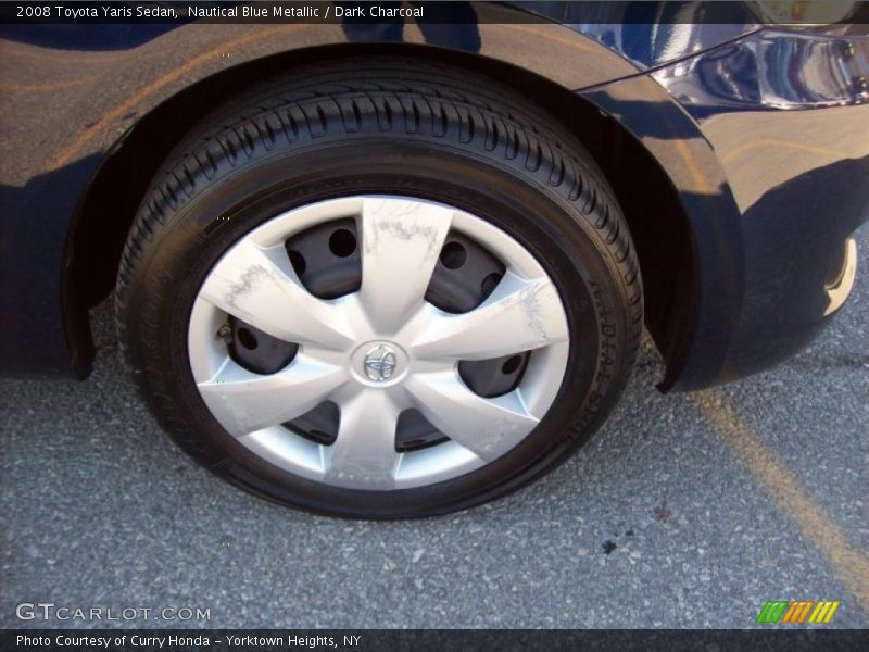 Nautical Blue Metallic / Dark Charcoal 2008 Toyota Yaris Sedan