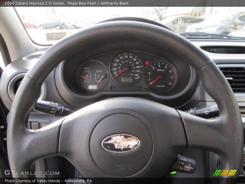 Regal Blue Pearl / Anthracite Black 2006 Subaru Impreza 2.5i Sedan