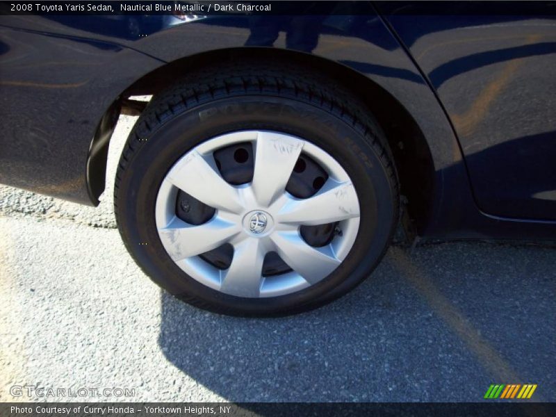 Nautical Blue Metallic / Dark Charcoal 2008 Toyota Yaris Sedan