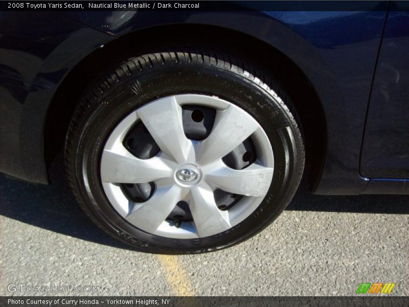 Nautical Blue Metallic / Dark Charcoal 2008 Toyota Yaris Sedan