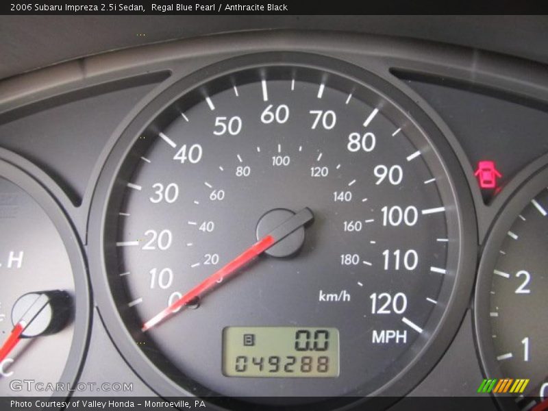 Regal Blue Pearl / Anthracite Black 2006 Subaru Impreza 2.5i Sedan