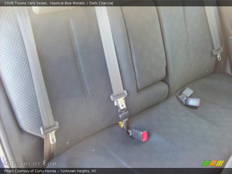 Nautical Blue Metallic / Dark Charcoal 2008 Toyota Yaris Sedan