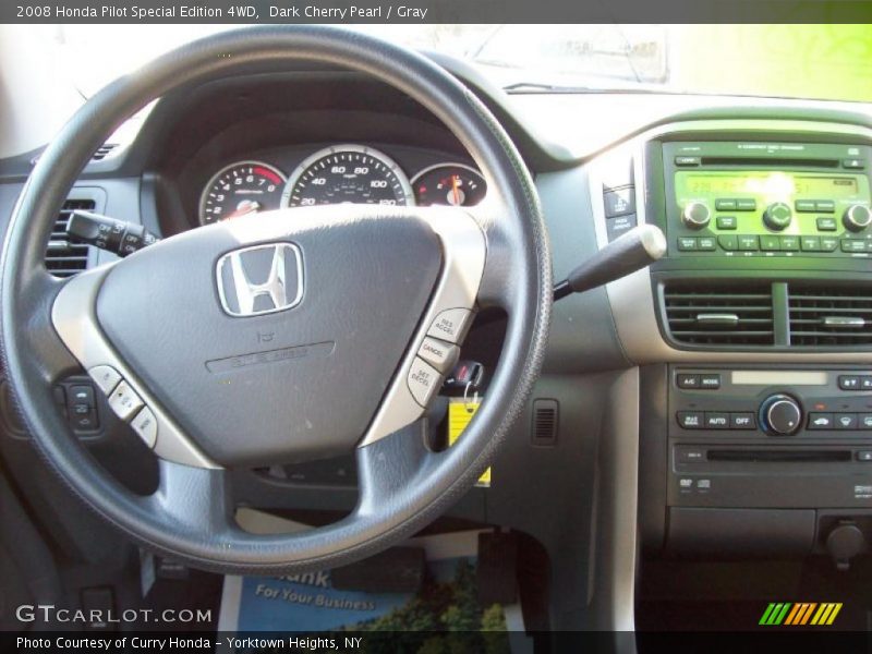 Dark Cherry Pearl / Gray 2008 Honda Pilot Special Edition 4WD