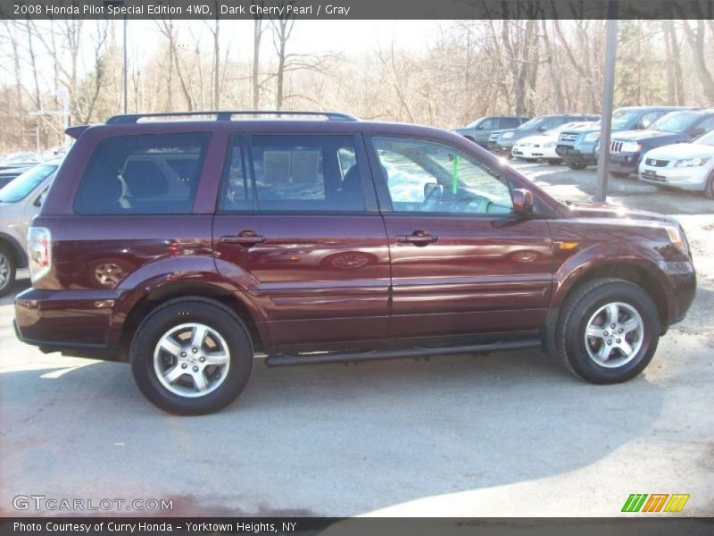 Dark Cherry Pearl / Gray 2008 Honda Pilot Special Edition 4WD