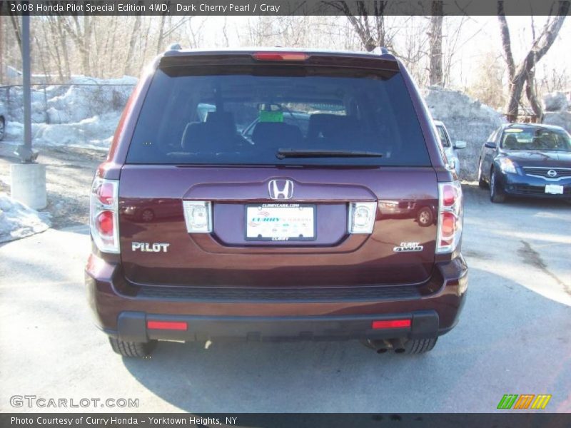 Dark Cherry Pearl / Gray 2008 Honda Pilot Special Edition 4WD