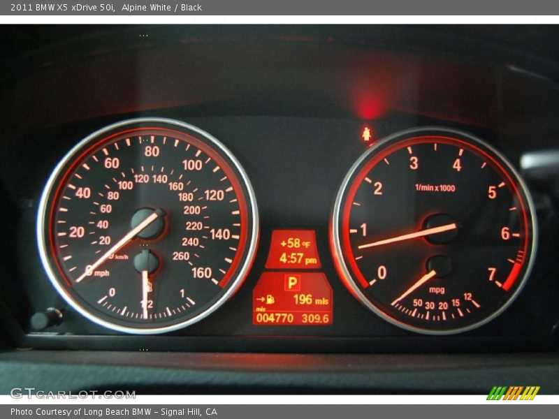  2011 X5 xDrive 50i xDrive 50i Gauges