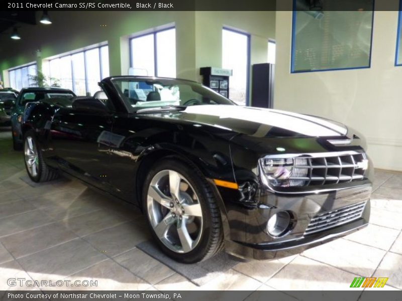 Black / Black 2011 Chevrolet Camaro SS/RS Convertible