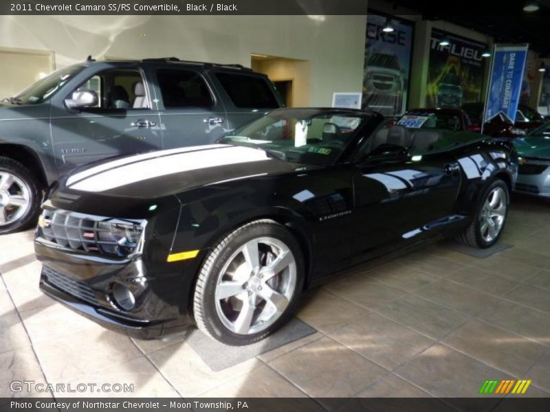 Black / Black 2011 Chevrolet Camaro SS/RS Convertible