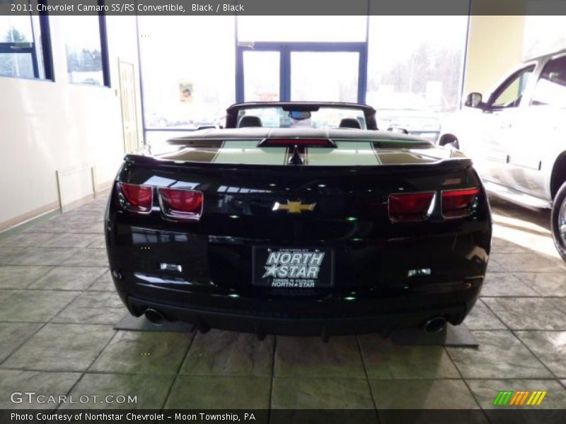Black / Black 2011 Chevrolet Camaro SS/RS Convertible