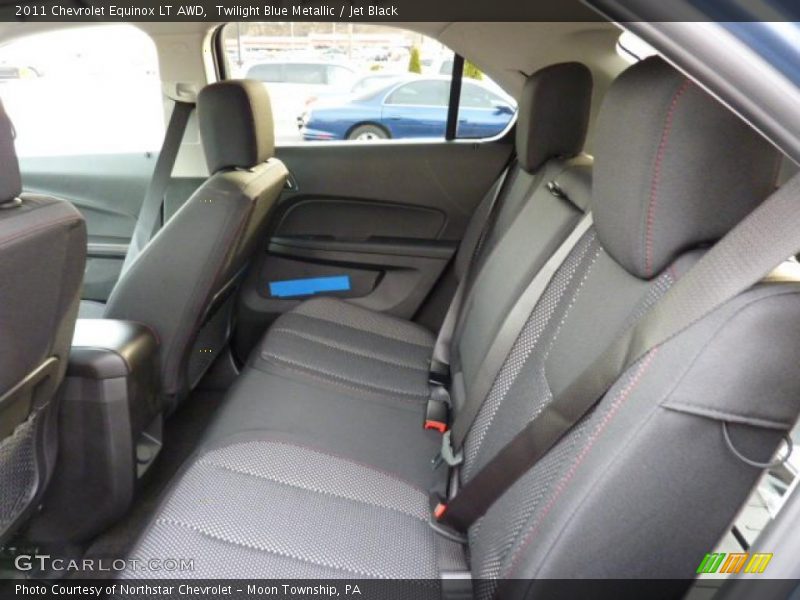 Twilight Blue Metallic / Jet Black 2011 Chevrolet Equinox LT AWD