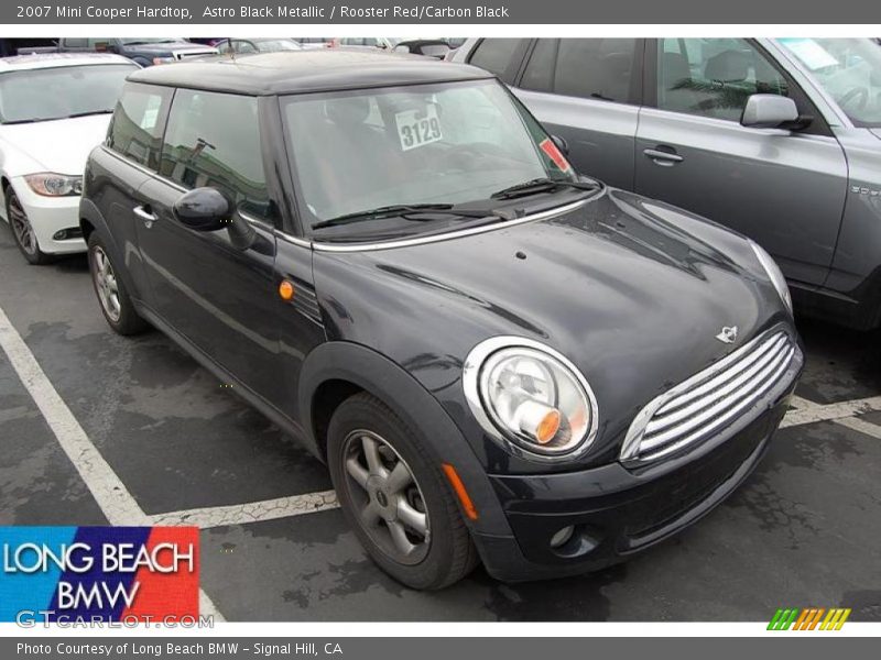 Astro Black Metallic / Rooster Red/Carbon Black 2007 Mini Cooper Hardtop