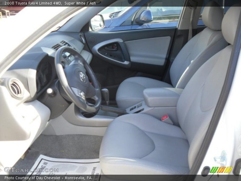 Super White / Ash 2008 Toyota RAV4 Limited 4WD