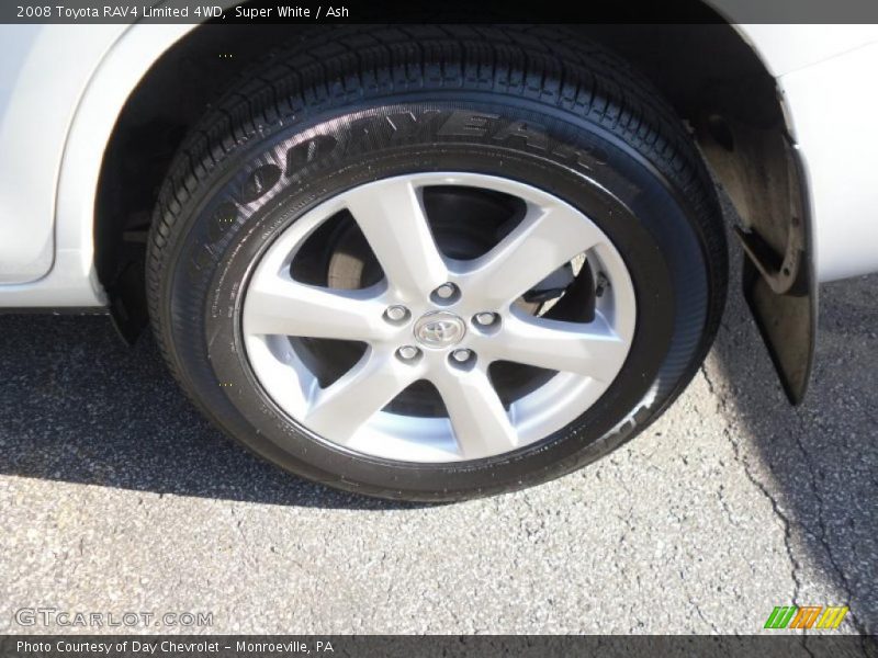 Super White / Ash 2008 Toyota RAV4 Limited 4WD