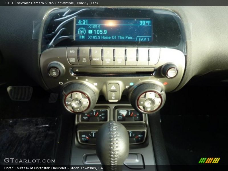 Controls of 2011 Camaro SS/RS Convertible