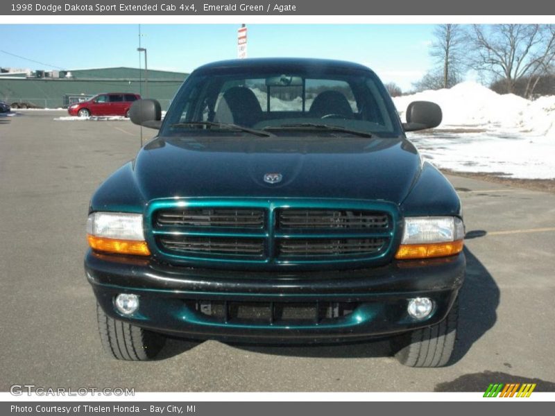 Emerald Green / Agate 1998 Dodge Dakota Sport Extended Cab 4x4