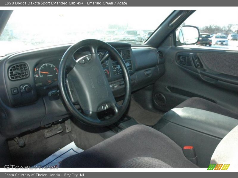 Emerald Green / Agate 1998 Dodge Dakota Sport Extended Cab 4x4
