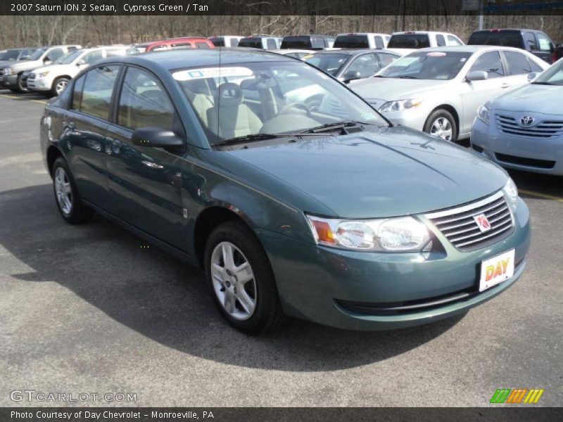 Cypress Green / Tan 2007 Saturn ION 2 Sedan